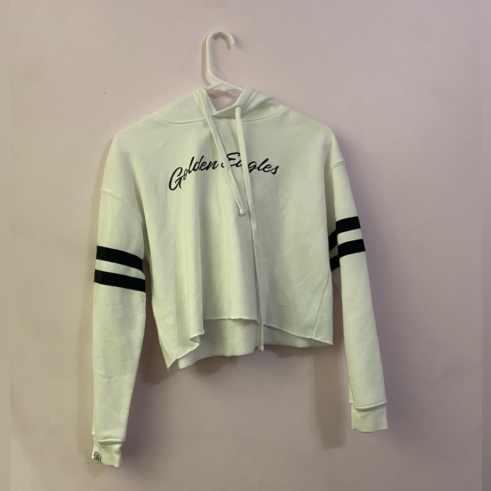 golden eagles hoodie, cropped